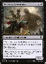 Writhing Necromass